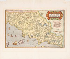 Abraham Ortelius - Thusciae descriptio