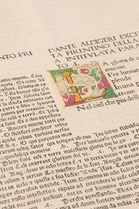 DANTE ALIGHIERI : La Commedia, [col commento di Jacopo della Lana e Martino Paolo Nidobeato, curata da Martino Paolo Nidobeato e Guido da Terzago. Aggiunto Il Credo]  - Asta Libri, Autografi e Stampe - Associazione Nazionale - Case d'Asta italiane