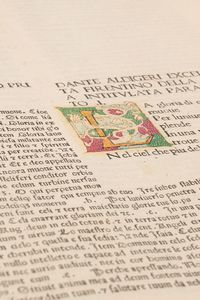 DANTE ALIGHIERI : La Commedia, [col commento di Jacopo della Lana e Martino Paolo Nidobeato, curata da Martino Paolo Nidobeato e Guido da Terzago. Aggiunto Il Credo]  - Asta Libri, Autografi e Stampe - Associazione Nazionale - Case d'Asta italiane