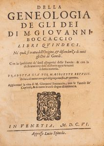 Boccaccio, Giovanni - Della genealogia de gli dei