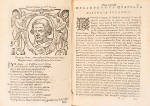 CORNELIO GHIRARDELLI - Cefalogia fisonomica diuisa in dieci deche, doue conforme a' documenti d'Aristotile, e d'altri filosofi naturali, con breui discorsi, e diligenti osseruationi si esaminano le fisonomie di cento teste humane