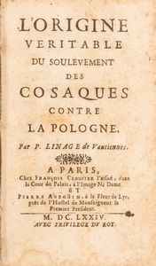 Pierre Linage de Vauciennes - L'origine veritable du soulevement des Cosaques contre la Pologne