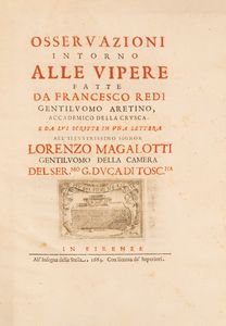 FRANCESCO REDI - Osservazioni intorno alle vipere