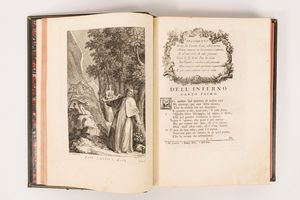 DANTE ALIGHIERI : La Divina Commedia di Dante Alighieri con varie annotazioni, e copiosi Rami adornata  - Asta Libri, Autografi e Stampe - Associazione Nazionale - Case d'Asta italiane