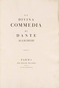 DANTE ALIGHIERI - La divina commedia di Dante Allighieri