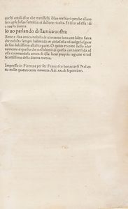 DANTE ALIGHIERI : Il Convivio  - Asta Libri, Autografi e Stampe - Associazione Nazionale - Case d'Asta italiane