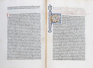 Lactantius, Lucius Coelius Firmianus : Opera  - Asta Libri, Autografi e Stampe - Associazione Nazionale - Case d'Asta italiane