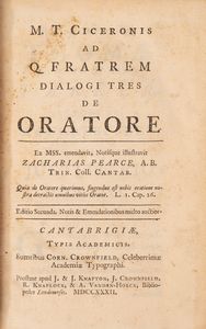 Cicerone, Marco Tullio - Ad Q. Fratem dialogi tres De Oratore