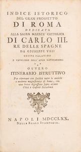 Giuseppe Vasi - Indice storico del gran prospetto di Roma