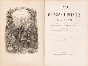 Théophile Marion Dumersan, - Chants et chansons populaires de la France