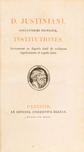 D. Justiniani - D. Justiniani, sacratissimi principis, institutiones