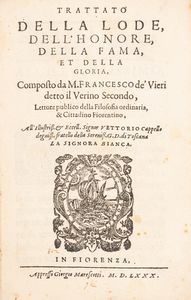 Francesco de Vieri - Trattato della lode, dell'honore, della fama, et della gloria