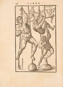 Mercuriale, Girolamo : De Arte Gymnastica Libri Sex  - Asta Libri, Autografi e Stampe - Associazione Nazionale - Case d'Asta italiane