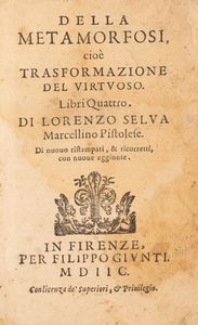 Evangelista Marcellino - Della metamorfosi cio trasformazione del virtuoso