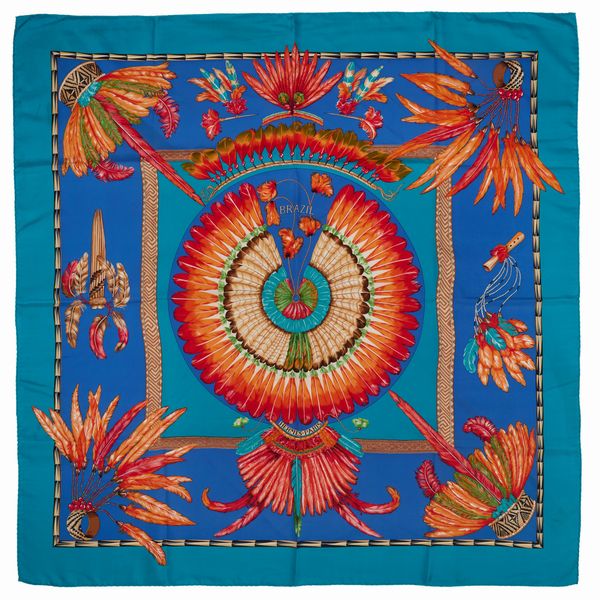 Hermès : Foulard Brazil  - Asta Luxury Fashion - Associazione Nazionale - Case d'Asta italiane