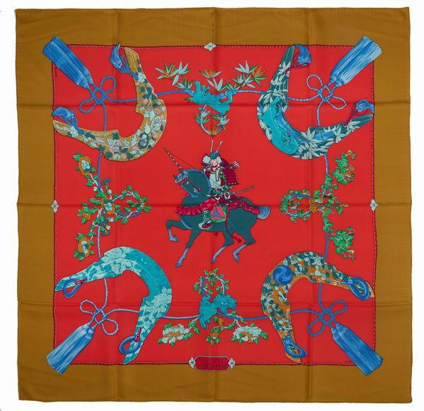 Hermès : Foulard Samoura  - Asta Luxury Fashion - Associazione Nazionale - Case d'Asta italiane