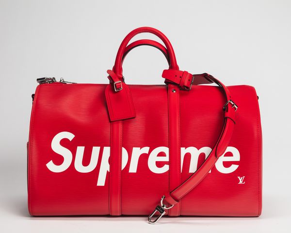 Louis Vuitton : Keepall 45 Supreme  - Asta Luxury Fashion - Associazione Nazionale - Case d'Asta italiane