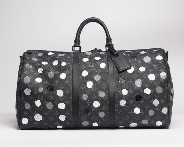 Louis Vuitton : Keepall Bandoulire 55 X Yayoi Kusama  - Asta Luxury Fashion - Associazione Nazionale - Case d'Asta italiane