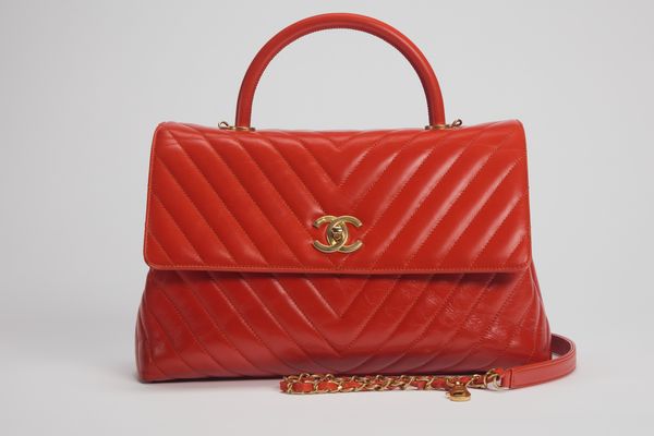 CHANEL : Borsa Coco Handle  - Asta Luxury Fashion - Associazione Nazionale - Case d'Asta italiane