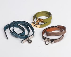 Hermès - Lotto composto da tre bracciali diversi