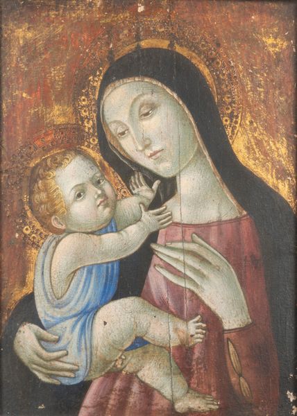 Imitatore di Lorenzetti : Madonna con Bambino  - Asta Dipinti e Disegni Antichi - Associazione Nazionale - Case d'Asta italiane