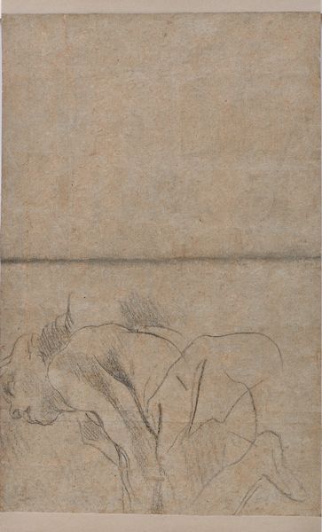 Giovanni Battista Beinaschi : Studio di profeta (recto); Figura assisa di profilo che guarda a sinistra (verso)  - Asta Dipinti e Disegni Antichi - Associazione Nazionale - Case d'Asta italiane