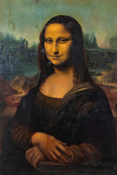 Imitatore di Leonardo da Vinci : Ritratto di Monna Lisa, la Gioconda  - Asta Dipinti e Disegni Antichi - Associazione Nazionale - Case d'Asta italiane