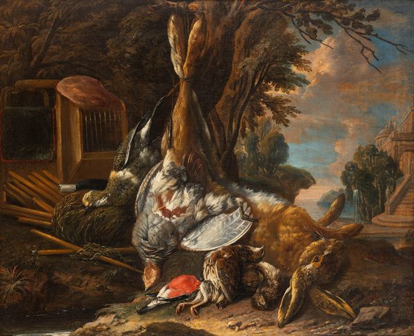 Bernaert de Bridt : Trionfo di caccia en plein air  - Asta Dipinti e Disegni Antichi - Associazione Nazionale - Case d'Asta italiane