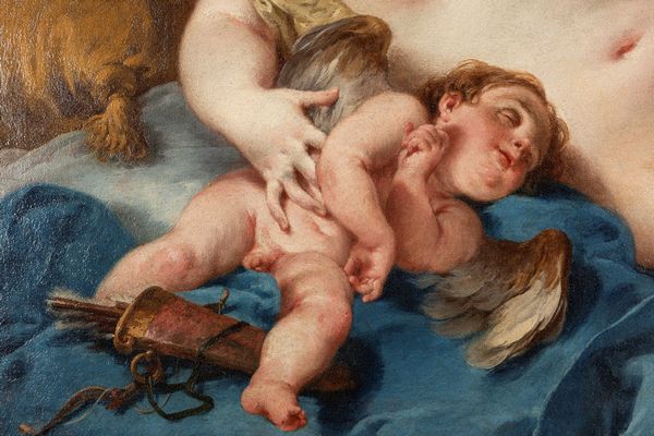 Giambattista Pittoni : Venere con Amorini  - Asta Dipinti e Disegni Antichi - Associazione Nazionale - Case d'Asta italiane