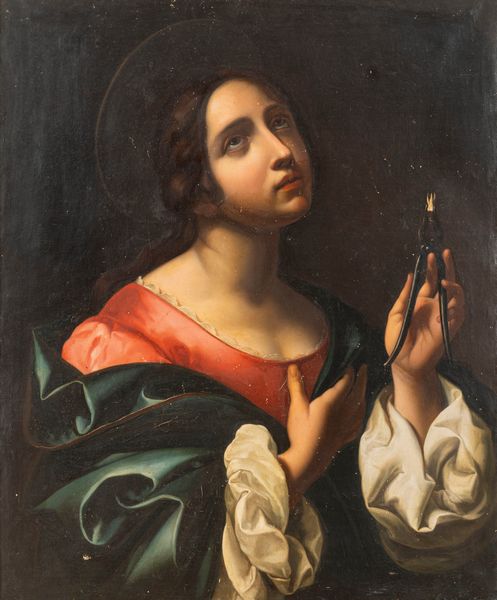 Da Carlo Dolci, secolo XIX : Santa Apollonia  - Asta Dipinti e Disegni Antichi - Associazione Nazionale - Case d'Asta italiane