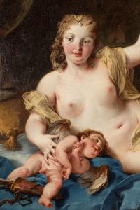 Giambattista Pittoni : Venere con Amorini  - Asta Dipinti e Disegni Antichi - Associazione Nazionale - Case d'Asta italiane