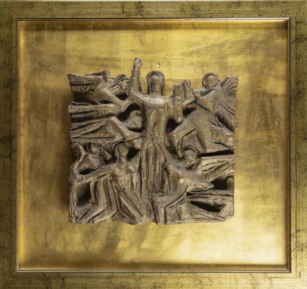 UMBERTO MASTROIANNI Fontana Liri (FR) 1910 - 1998 Marino (Roma) : Cristo uscente dal sepolcro 1939  - Asta Dipinti  - Associazione Nazionale - Case d'Asta italiane