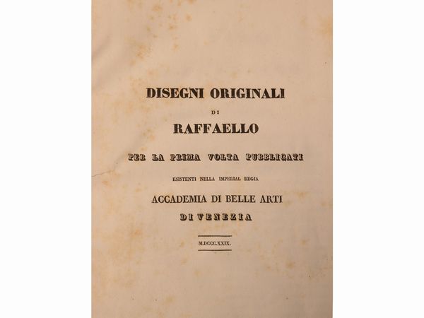 Disegni originali di Raffaello  - Asta La Casa del Maestro Pietro Annigoni e di Rosa Segreto - Associazione Nazionale - Case d'Asta italiane