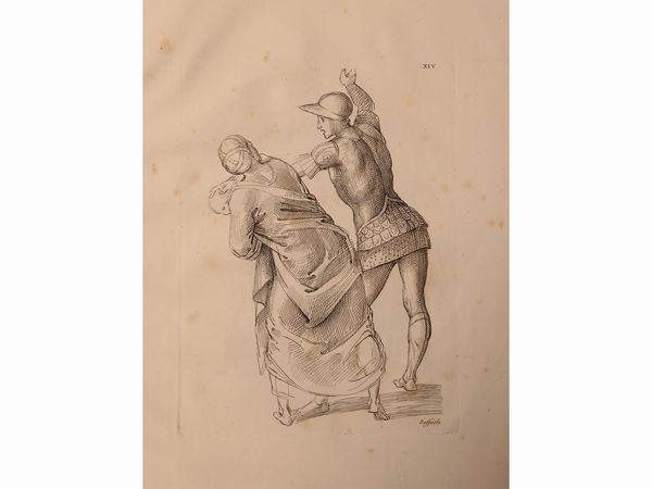 Disegni originali di Raffaello  - Asta La Casa del Maestro Pietro Annigoni e di Rosa Segreto - Associazione Nazionale - Case d'Asta italiane