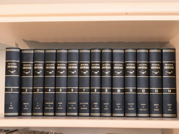 The Encyclopedia Americana  - Asta La Casa del Maestro Pietro Annigoni e di Rosa Segreto - Associazione Nazionale - Case d'Asta italiane