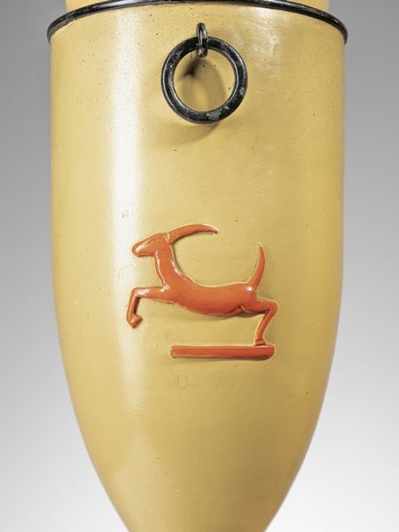 PONTI GIO (1891 - 1979) : attribuito. Coppia di ciste Fantasia decorate con antilope a bassorilievo per Sadi, Italia  - Asta Asta 485 | DESIGN E ARTI DECORATIVE DEL NOVECENTO Tradizionale - Associazione Nazionale - Case d'Asta italiane