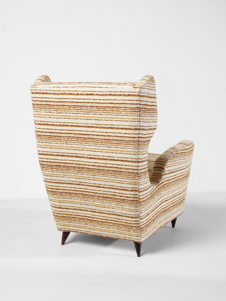 BEGA MELCHIORRE (1898 - 1976) : Coppia di poltrone bergere  - Asta Asta 485 | DESIGN E ARTI DECORATIVE DEL NOVECENTO Tradizionale - Associazione Nazionale - Case d'Asta italiane