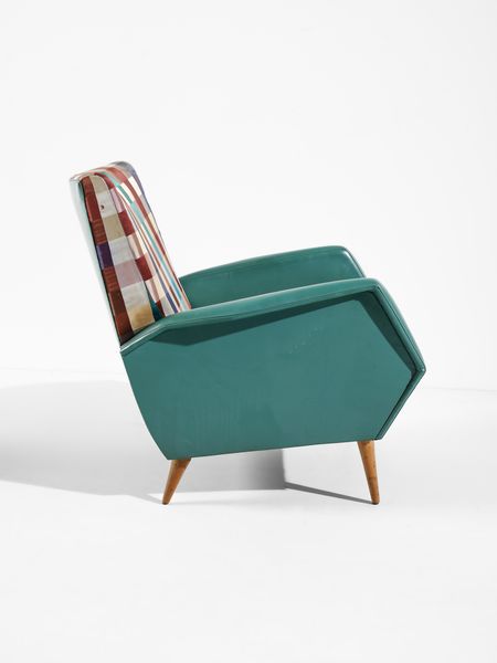 PONTI GIO (1891 - 1979) : Tre poltrone mod. 803 per Cassina, Meda  - Asta Asta 485 | DESIGN E ARTI DECORATIVE DEL NOVECENTO Tradizionale - Associazione Nazionale - Case d'Asta italiane