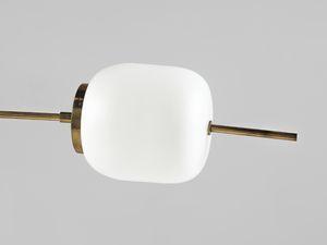 STILNOVO : Grande lampada a sospensione a dodici luci, Milano  - Asta Asta 485 | DESIGN E ARTI DECORATIVE DEL NOVECENTO Tradizionale - Associazione Nazionale - Case d'Asta italiane