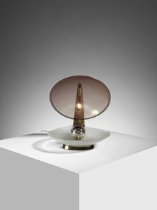 INGRAND MAX (1908 - 1969) : Lampada da tavolo mod. Conchiglia per Fontana Arte, Milano  - Asta Asta 485 | DESIGN E ARTI DECORATIVE DEL NOVECENTO Tradizionale - Associazione Nazionale - Case d'Asta italiane