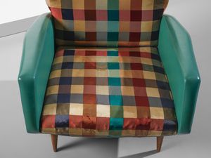 PONTI GIO (1891 - 1979) : Tre poltrone mod. 803 per Cassina, Meda  - Asta Asta 485 | DESIGN E ARTI DECORATIVE DEL NOVECENTO Tradizionale - Associazione Nazionale - Case d'Asta italiane