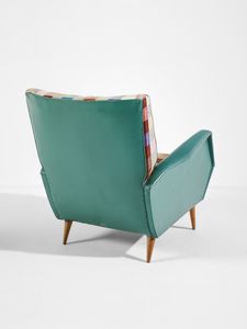 PONTI GIO (1891 - 1979) : Tre poltrone mod. 803 per Cassina, Meda  - Asta Asta 485 | DESIGN E ARTI DECORATIVE DEL NOVECENTO Tradizionale - Associazione Nazionale - Case d'Asta italiane