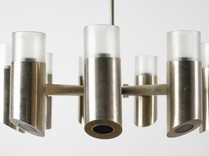 LELII ANGELO (1911 - 1979) : Lampada a sospensione mod. 469 per Arredoluce, Monza  - Asta Asta 485 | DESIGN E ARTI DECORATIVE DEL NOVECENTO Tradizionale - Associazione Nazionale - Case d'Asta italiane