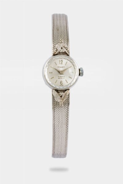 Tower : Mod. Lady dress watch  anni '60  - Asta Orologi  - Associazione Nazionale - Case d'Asta italiane