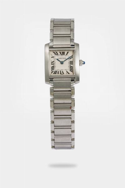 CARTIER : Mod. Tank Francaise ref. 2300  serie recente  - Asta Orologi  - Associazione Nazionale - Case d'Asta italiane