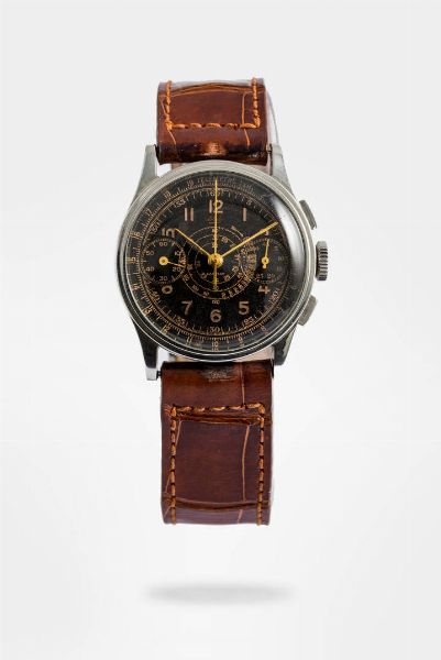 EBEL : Mod.Chrono per Cartier  anni '40  - Asta Orologi  - Associazione Nazionale - Case d'Asta italiane