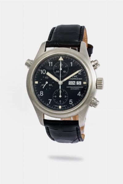 IWC : Mod. Doppelchronograph ref. 3713  serie recente  - Asta Orologi  - Associazione Nazionale - Case d'Asta italiane