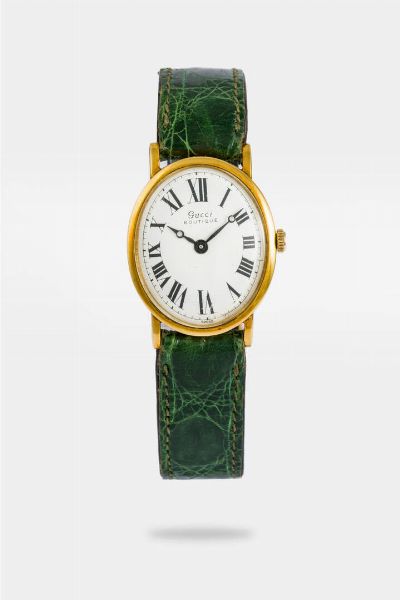 GUCCI : Mod. Boutique Ovale  anni '70  - Asta Orologi  - Associazione Nazionale - Case d'Asta italiane