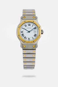 CARTIER - Mod. Santos Octagon ref. 2966  anni '80