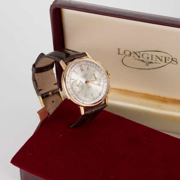 Longines Cronografo, ref. 7414-6, anni Sessanta  - Asta Orologi - Associazione Nazionale - Case d'Asta italiane